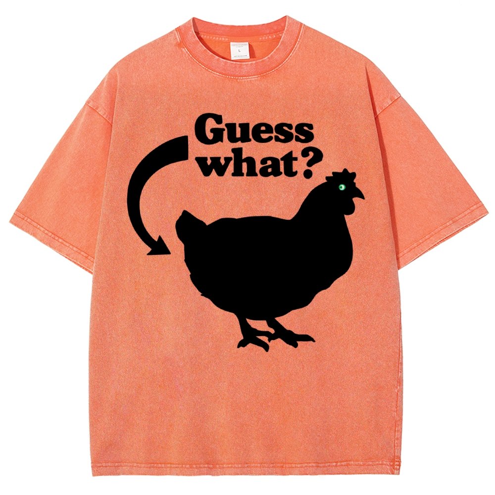 Chicken Butt Vintage Distressed T-shirt