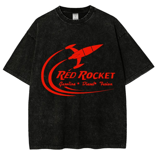 Red Rocket Fuel Vintage Distressed T-shirt