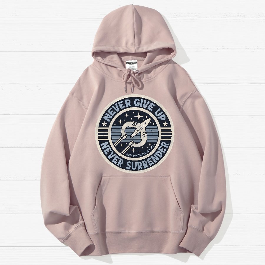 Never Give Up Never Surrender! Geek Cotton Hoodie