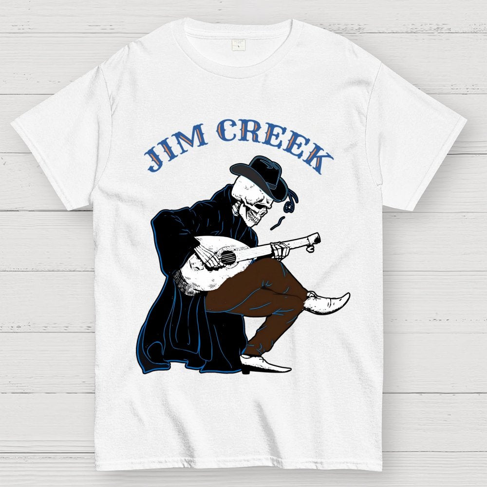 Jim Creek, Skeleton Play Guitar Unisex Geek T-Shirt