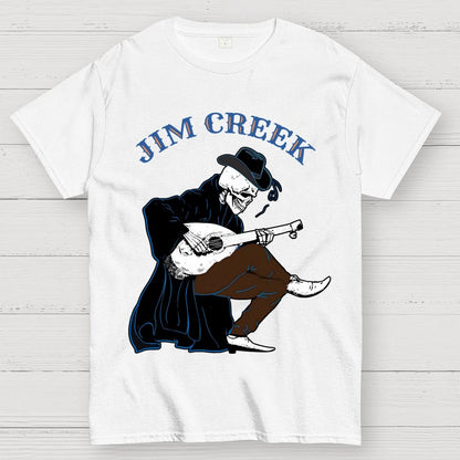 Jim Creek, Skeleton Play Guitar Unisex Geek T-Shirt