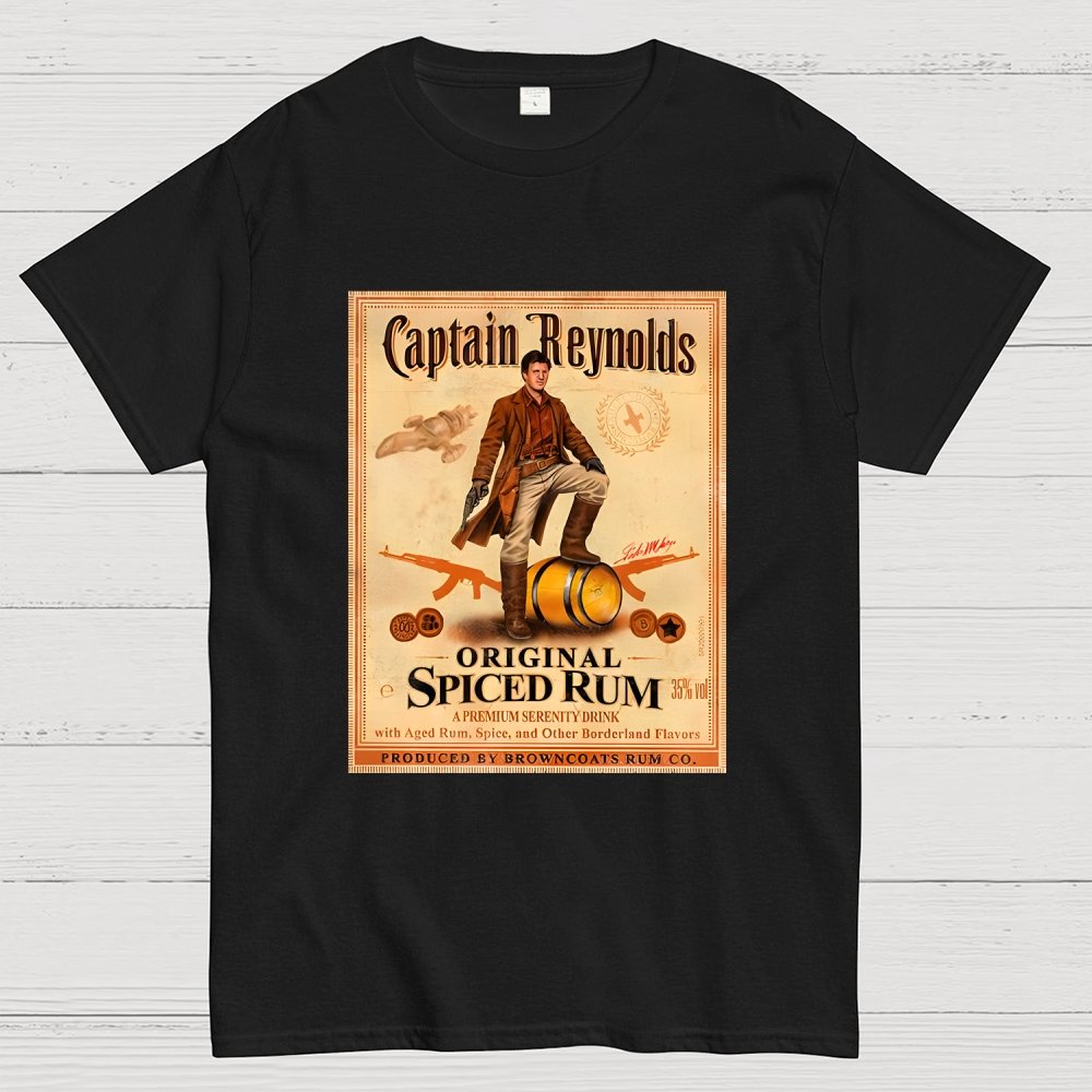 Captain Rogers Spiced Rum Geek T-Shirt