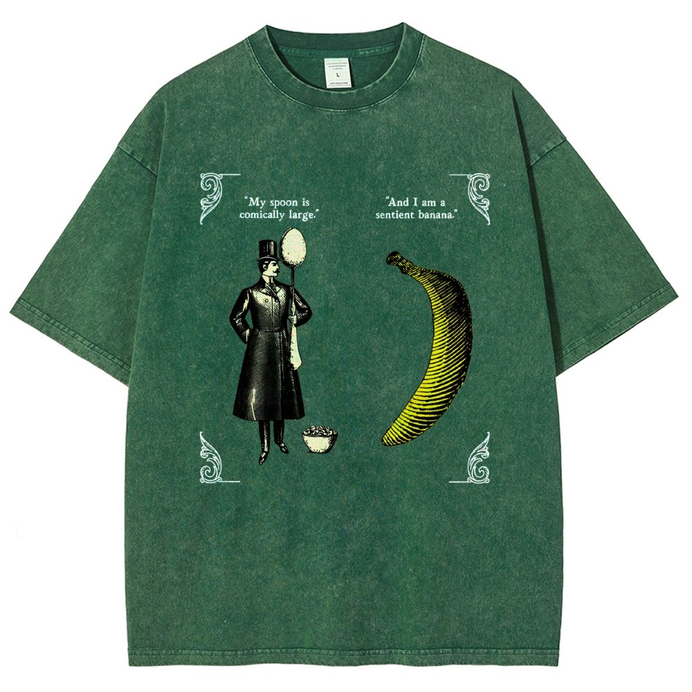The Olde Joke Of A Big Spoon And A Banana Vintage Distressed T-shirt