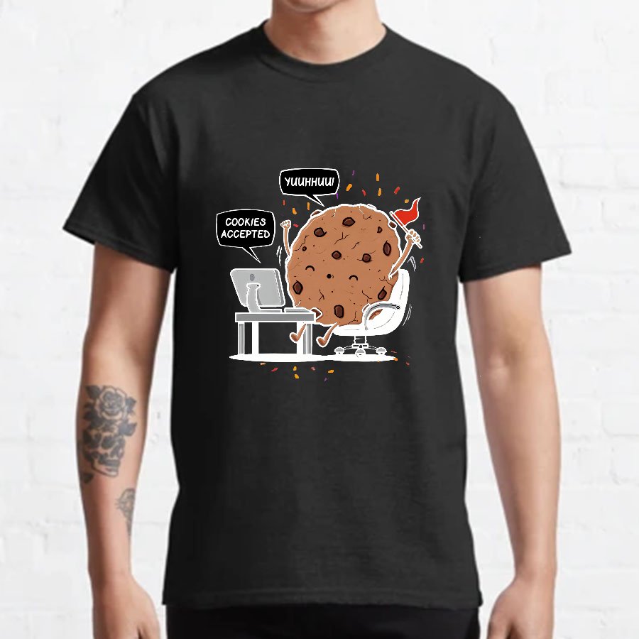 Cookies Accepted Nerdy T-Shirt
