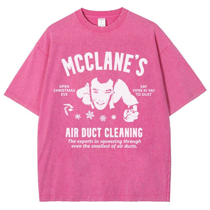 Hero's Air Duct Cleaning Vintage Distressed T-shirt