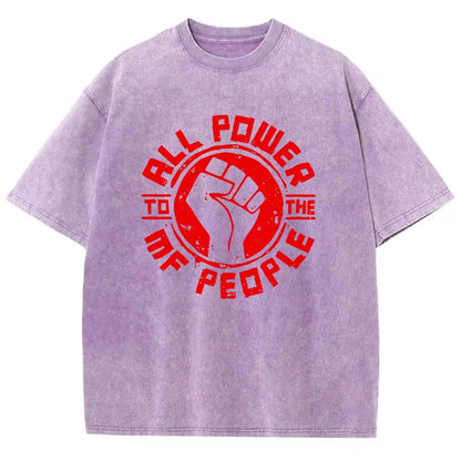 All Power Vintage Distressed T-shirt