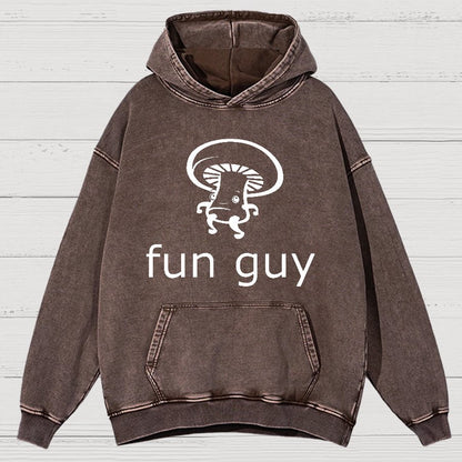 Fun Guy Vintage Distressed Hoodie