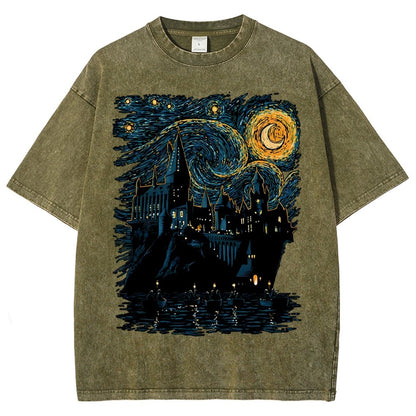 Starry School Vintage Distressed T-shirt