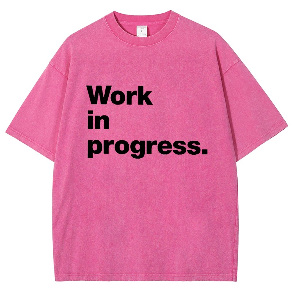 Work In Progress Vintage Distressed T-shirt