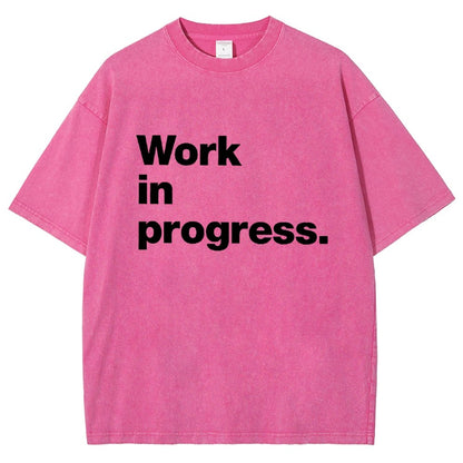 Work In Progress Vintage Distressed T-shirt
