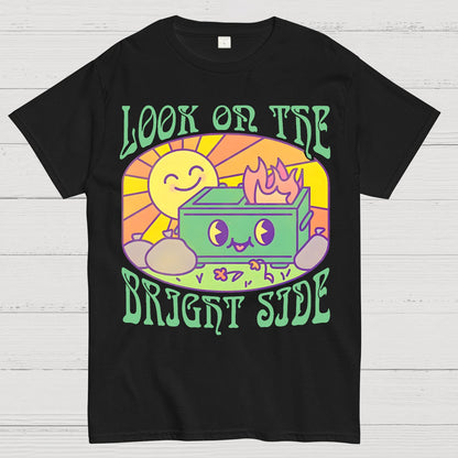 Optimistic Dumpster Fire Geek T-Shirt