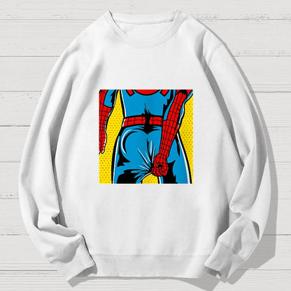 Funny Back Geek Cotton Sweatshirt