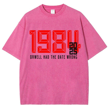 Orwell Got It Wrong Vintage Distressed T-shirt