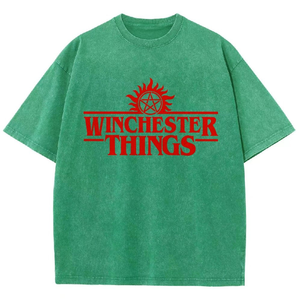 Winchester Things Vintage Distressed T-shirt