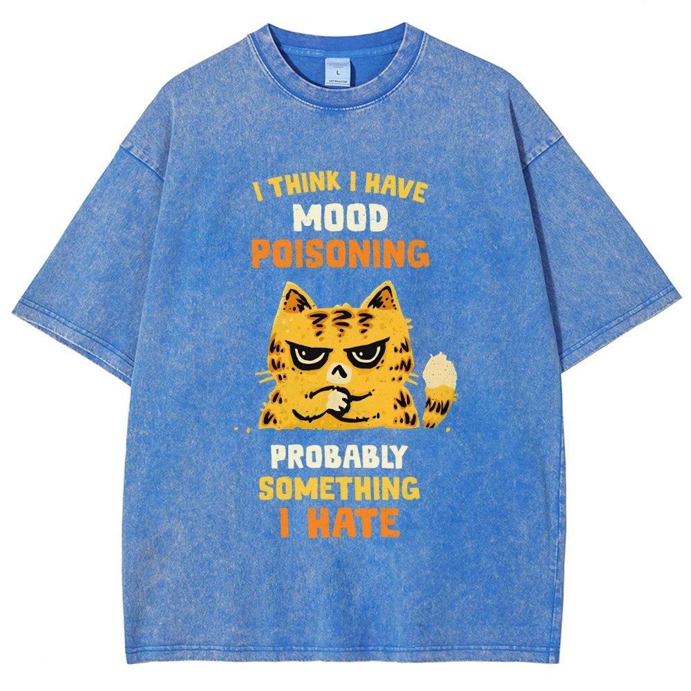 A Bad Case Of Mood Poisoning Vintage Distressed T-shirt