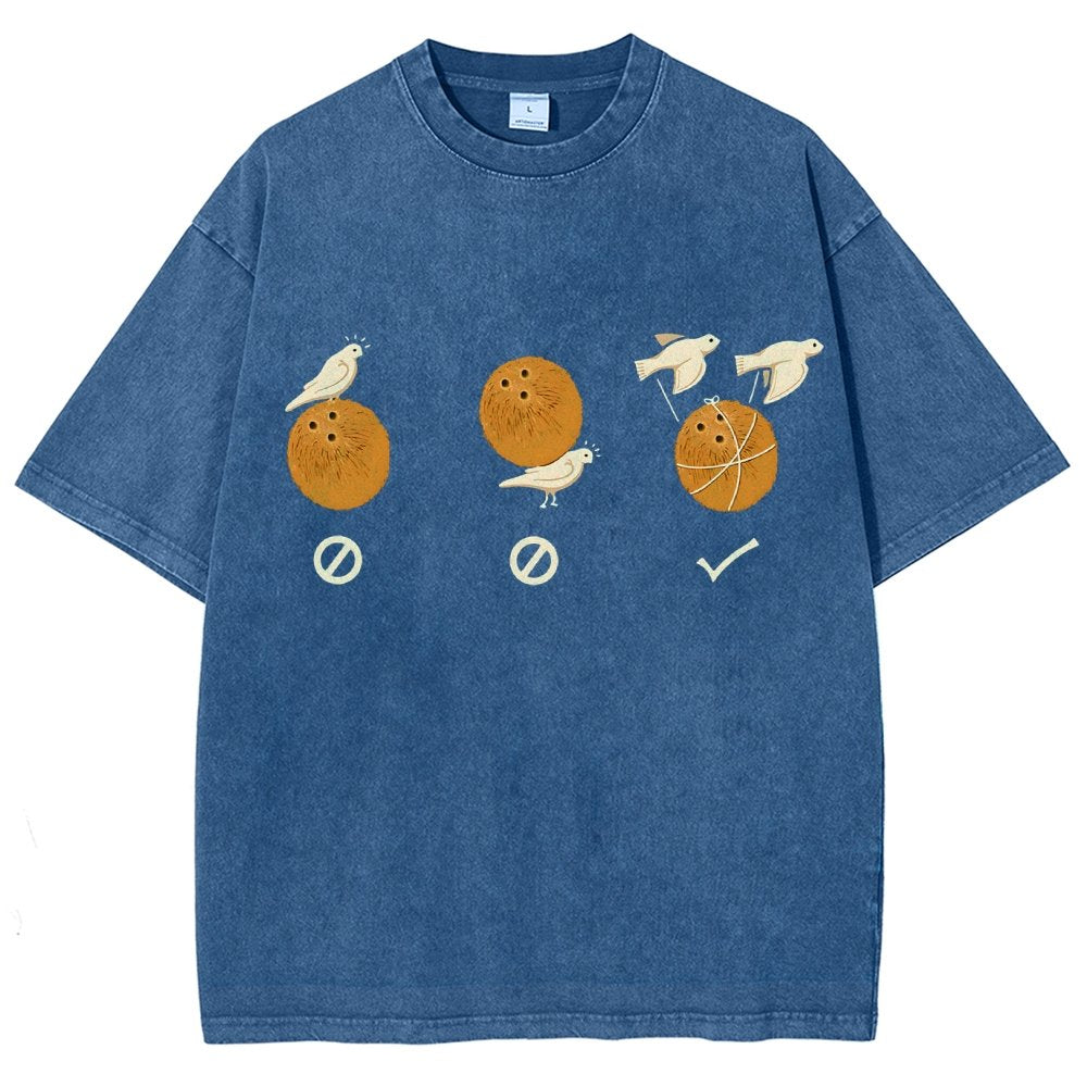 A simple question of weight ratios Vintage Distressed T-shirt