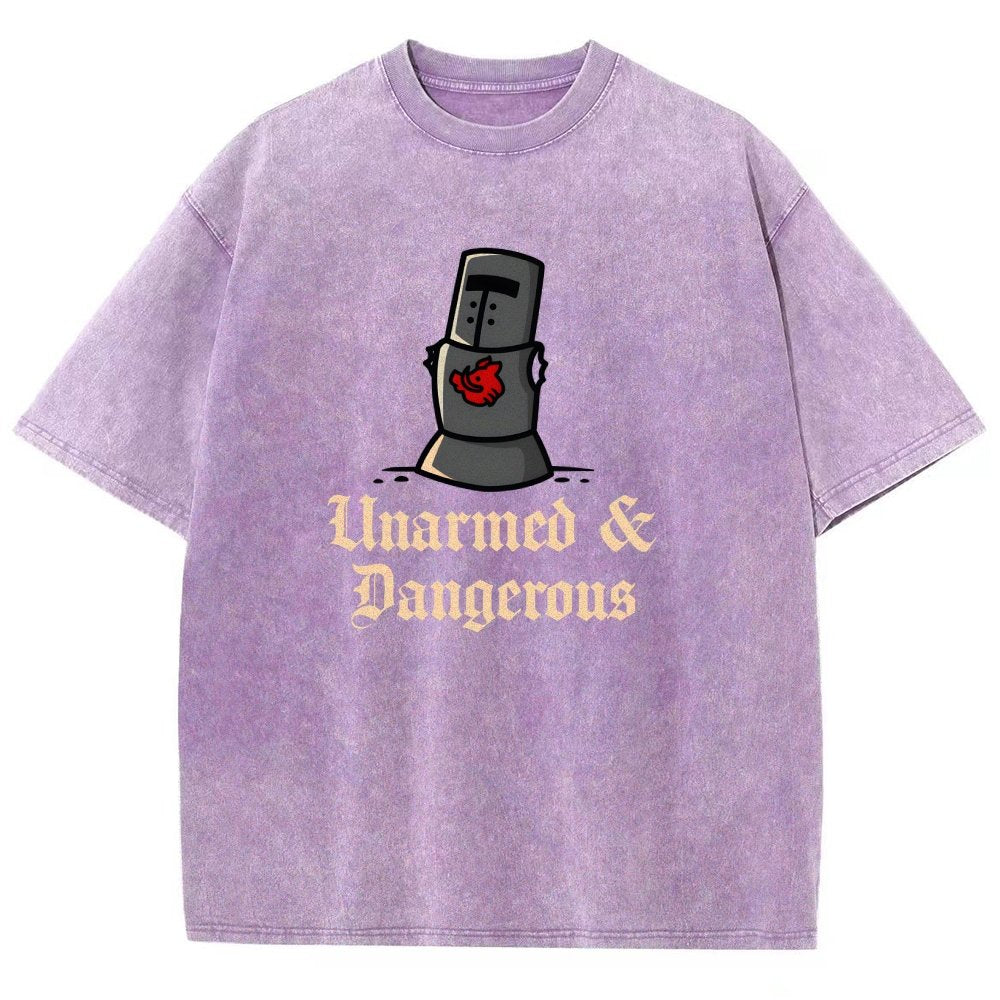Unarmed And Dangerous Vintage Distressed T-shirt