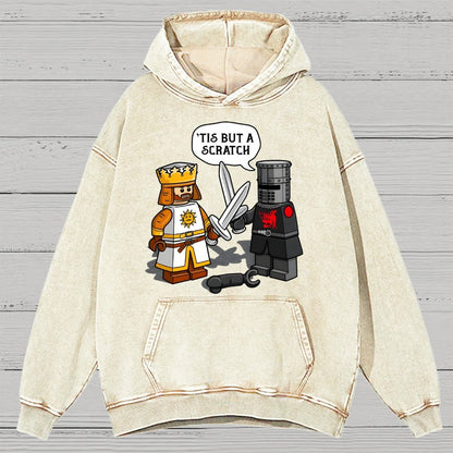 King Vs Knight Vintage Distressed Hoodie
