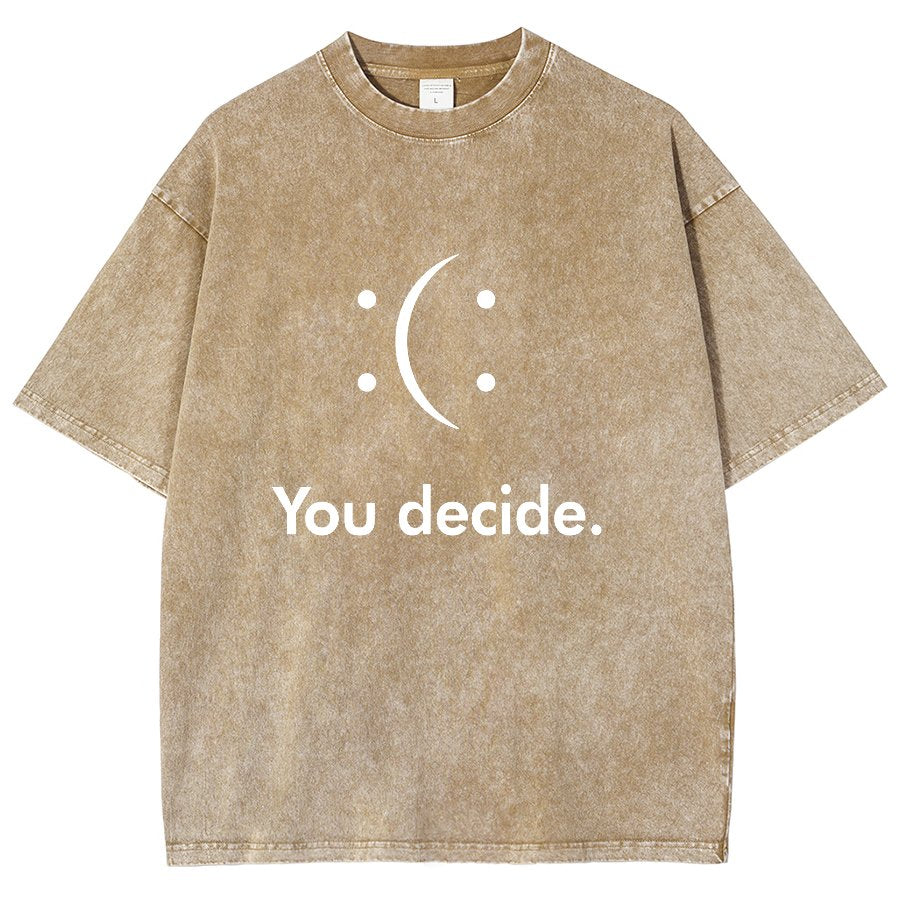 You Decide Vintage Distressed T-shirt