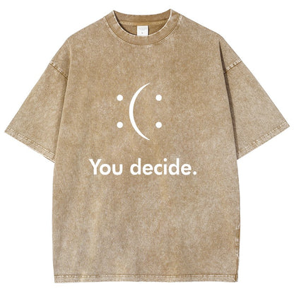 You Decide Vintage Distressed T-shirt