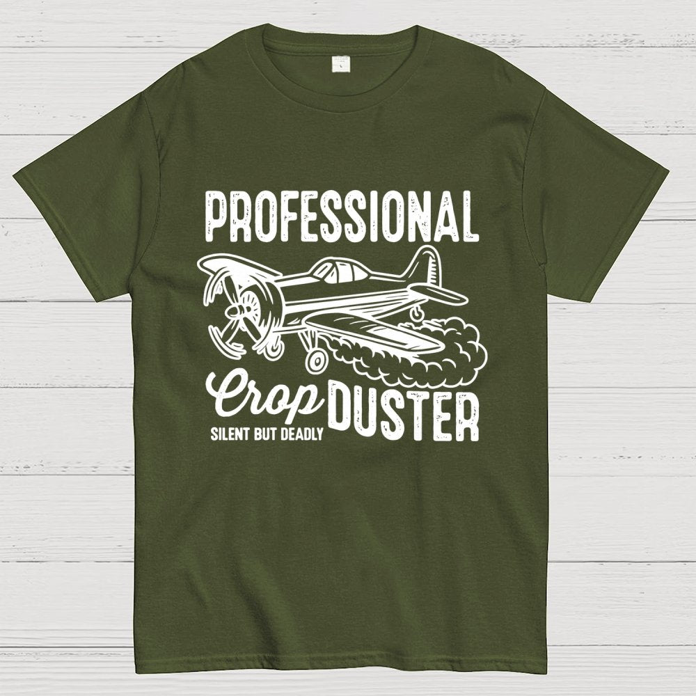 CropDUSTER SILENT BUT DEADLY Unisex Geek T-Shirt
