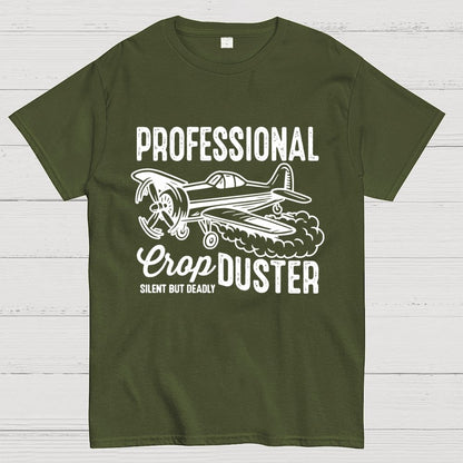 CropDUSTER SILENT BUT DEADLY Unisex Geek T-Shirt