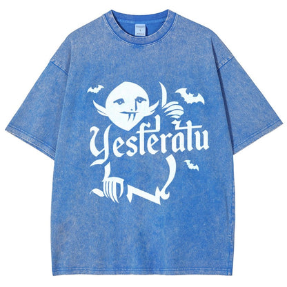 Mysterious Creature Vintage Distressed T-shirt