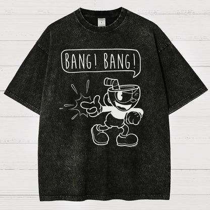 Bang! Bang! Vintage Distressed T-shirt