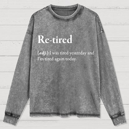 Retired Definition Washed Long Sleeve Tee