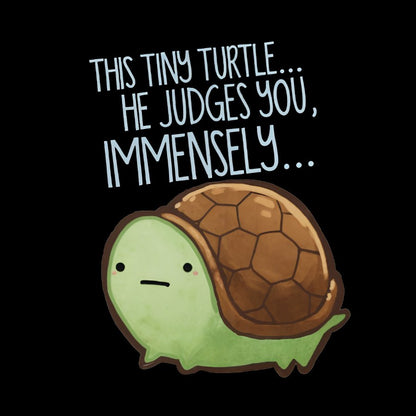 This turtle.. he judges you. Essential Distressed Washed Tank