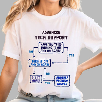 Turn It Off And On Again Geek T-Shirt