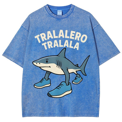 Tralalero Tralala Vintage Distressed T-shirt