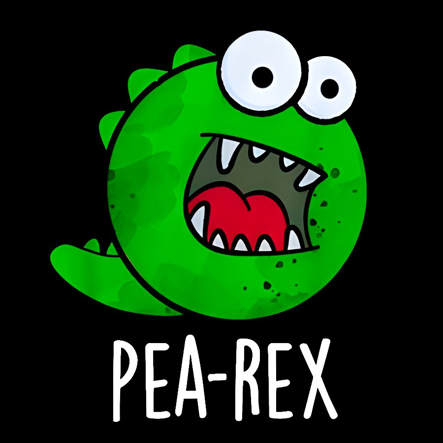 Pea-rex Funny Pea Pun Geek T-Shirt