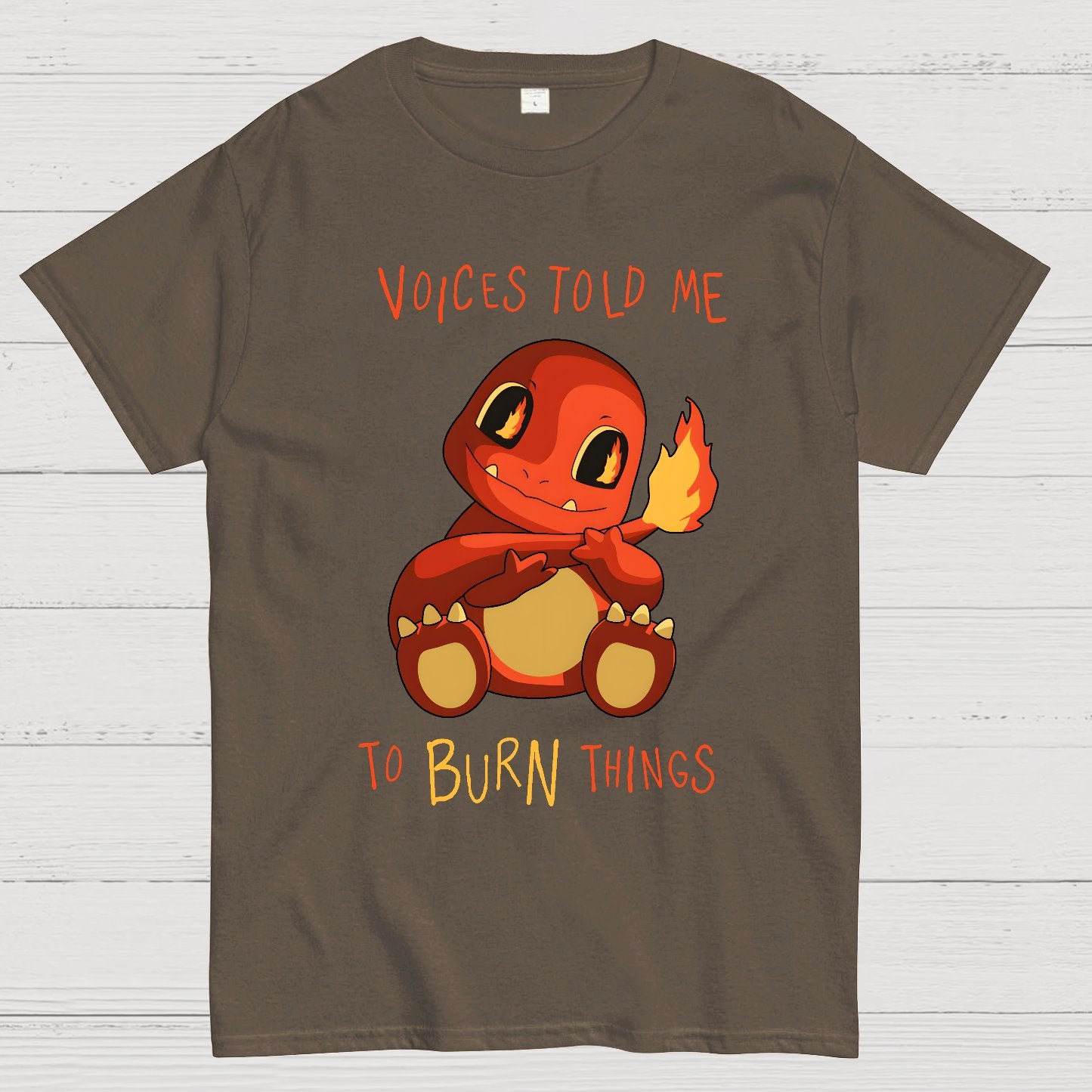 Game Voices Told me to Burn Things Geek T-Shirt