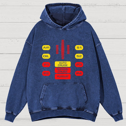 Kit Dashboard Supercar Vintage Distressed Hoodie
