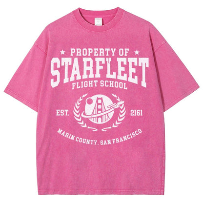 Academy Flight School Vintage Distressed T-shirt