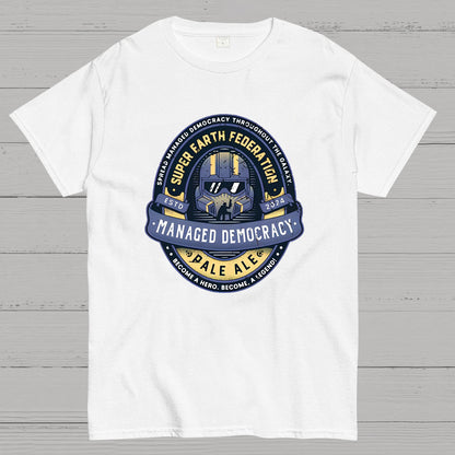 Democracy Exo Patriot Mech Geeky T-Shirt