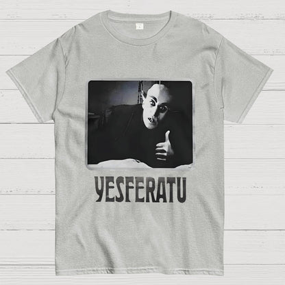 Yesferatu Funny Horror Retro Unisex Geek T-Shirt
