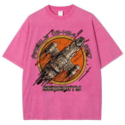 Space Explorer Vintage Distressed T-shirt
