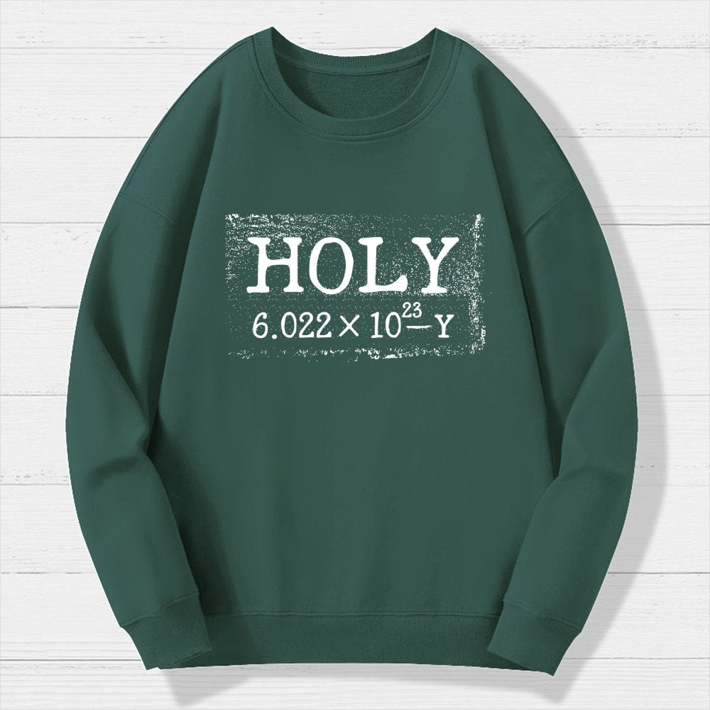 Holy Moley Avogadro Mole Shirt, Funny Chemistry Geek Cotton Sweatshirt