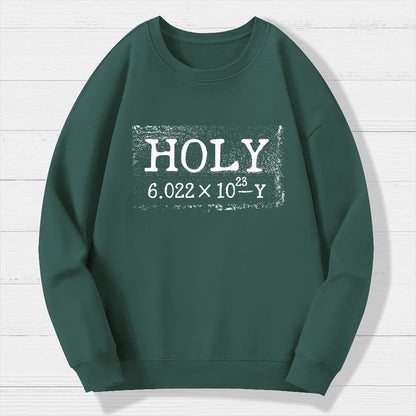 Holy Moley Avogadro Mole Shirt, Funny Chemistry Geek Cotton Sweatshirt