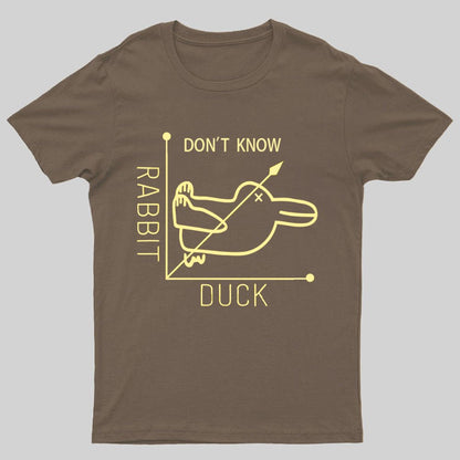 Rabbit or Duck - Don't know - Math Graph Geeky T-Shirt