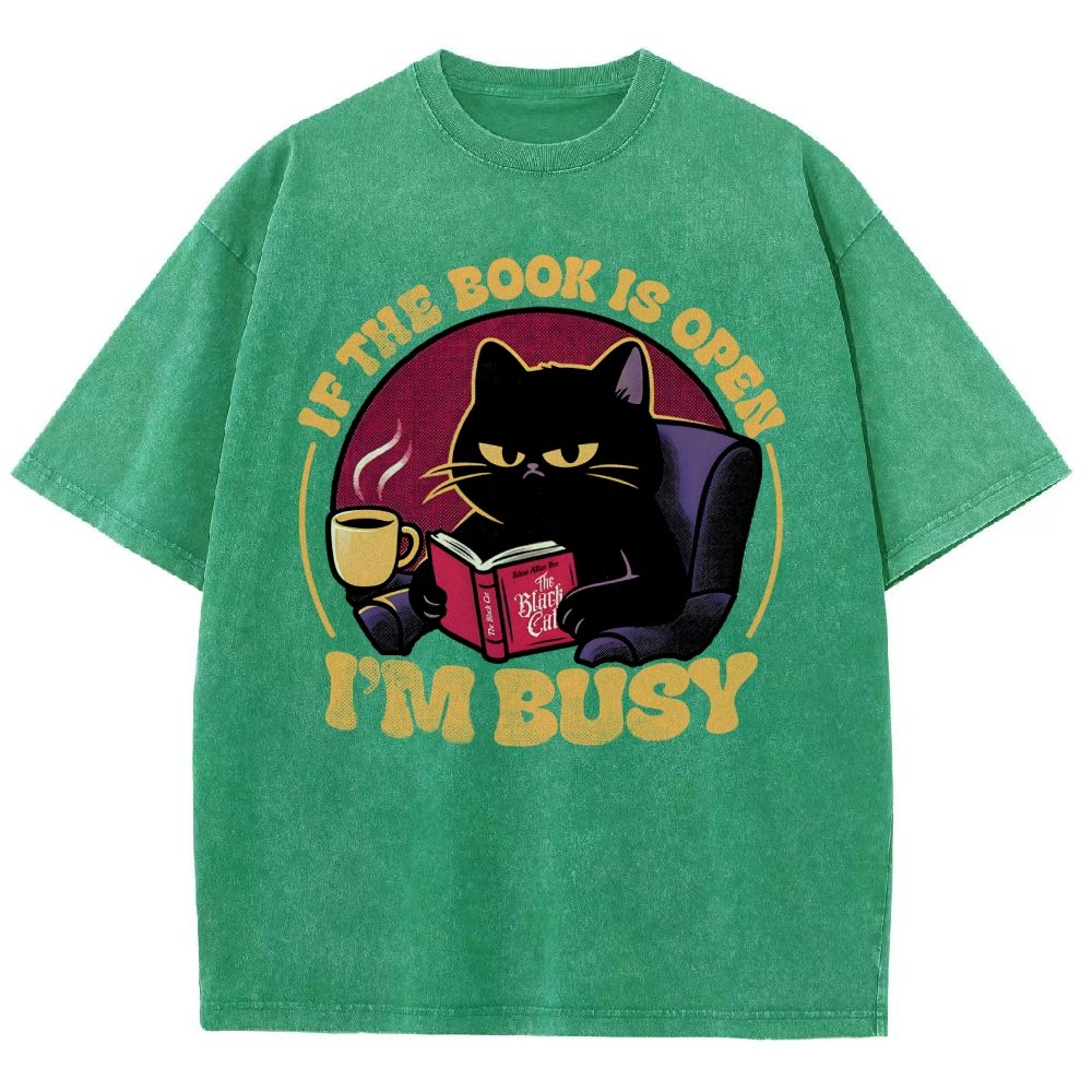 I'm Busy Vintage Distressed T-shirt