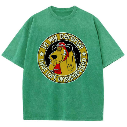 In My Defense I Was Left Unsupervised Vintage Distressed T-shirt