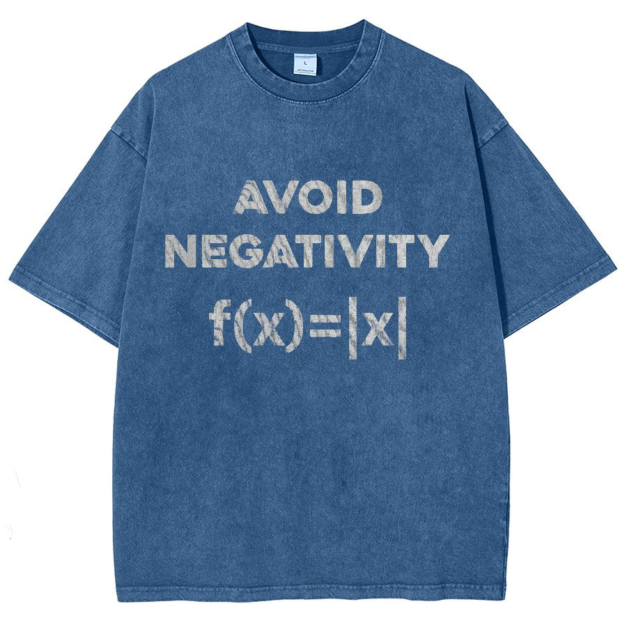 Avoid Negativity Vintage Distressed T-shirt