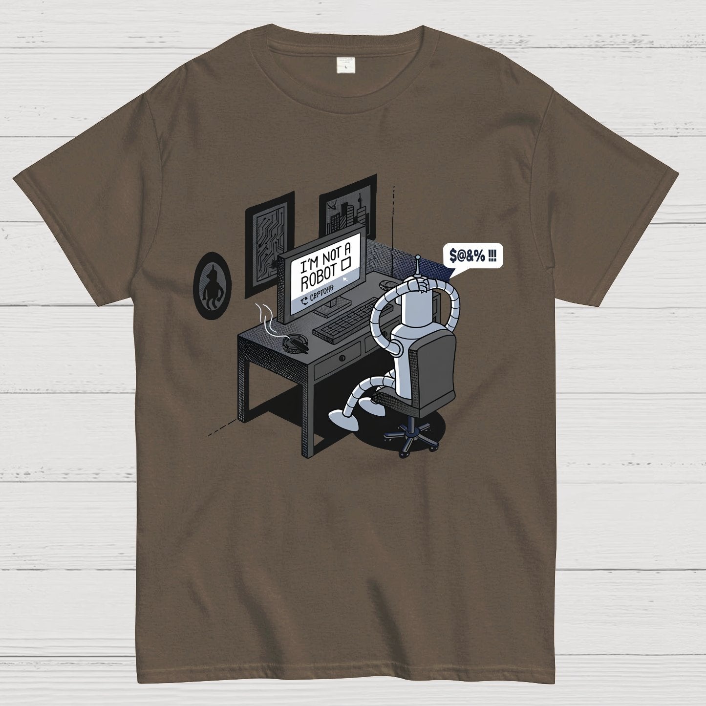 Robot Problems Nerdy T-Shirt