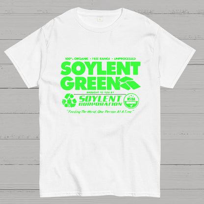 100% Organic Soylent Green Washed Geeky T-Shirt