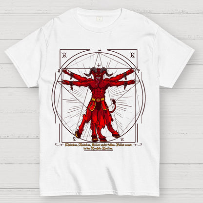 Vitruvian Krampus Geek T-Shirt