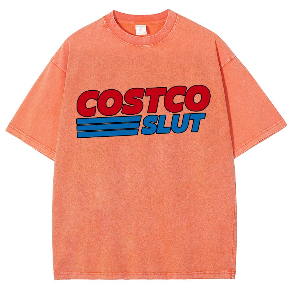 Costco Slut Vintage Distressed T-shirt