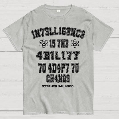 Stephen Hawking Intelligence Science Geek T-Shirt